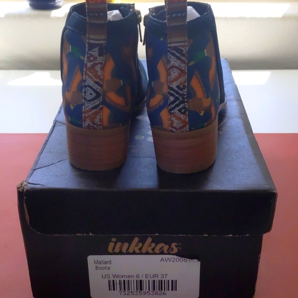 NWT Inkkas Mallard Bootie Size 6